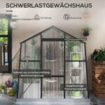 Polikarbonatinis šiltnamis su reguliuojamu stogo langu – Paveikslėlis 4