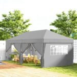 Pop-up paviljonas 6x3 m su nuimamomis šoninėmis sienelėmis ir UV apsauga – Paveikslėlis 2