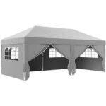 Pop-up paviljonas 6x3 m su nuimamomis šoninėmis sienelėmis ir UV apsauga