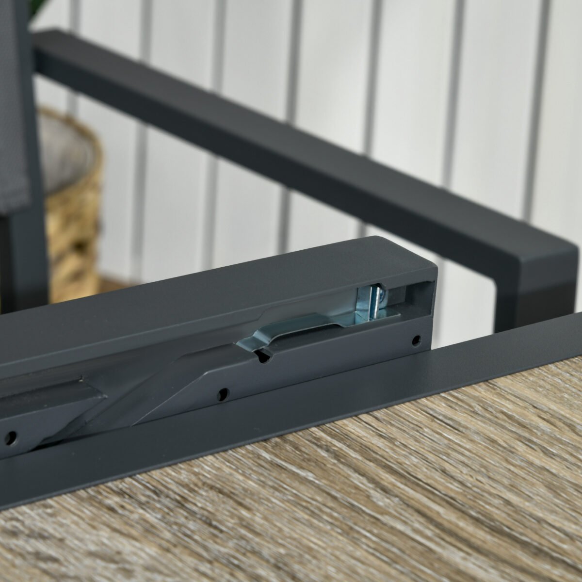 Prailginamas lauko valgomojo stalas su aliuminio rėmu ir lengvai prižiūrimu stalviršiu – Paveikslėlis 8