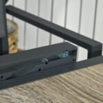 Prailginamas lauko valgomojo stalas su aliuminio rėmu ir lengvai prižiūrimu stalviršiu – Paveikslėlis 8