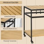 Pramoninio stiliaus lauko baro vežimėlis – Paveikslėlis 6