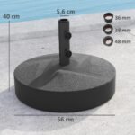 Pripildomas skėčio stovas iki 30 kg su reguliuojamu tvirtinimu 36/38/48 mm kotams – Paveikslėlis 3