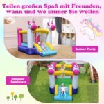 Pripučiama pilis su čiuožykla ir šokinėjimo zona (Daugiaspalvė) – Paveikslėlis 4