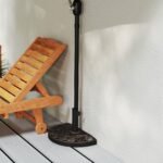 Pusapvalis skėčio stovas su nerūdijančio plieno vamzdžiu Ø3,8-Ø4,8 cm skėčiams – Paveikslėlis 9
