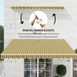 Rankinio valdymo markizė su reguliuojamu pasvirimo kampu, 3,5 x 2,5 m – Paveikslėlis 6