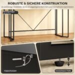 Rašomasis stalas su dviem stalčiais 120x60 cm – Paveikslėlis 8