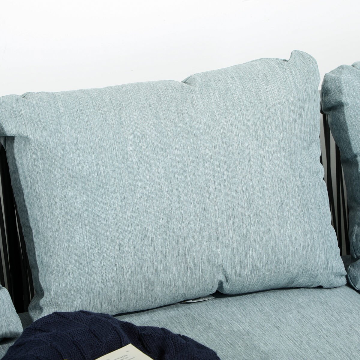 Rataninis 4 vietų lauko baldų komplektas su aliuminio rėmu – Paveikslėlis 8