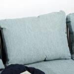 Rataninis 4 vietų lauko baldų komplektas su aliuminio rėmu – Paveikslėlis 8