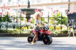 Balansinis paspirtukas-motociklas vaikui su plačiais ratais