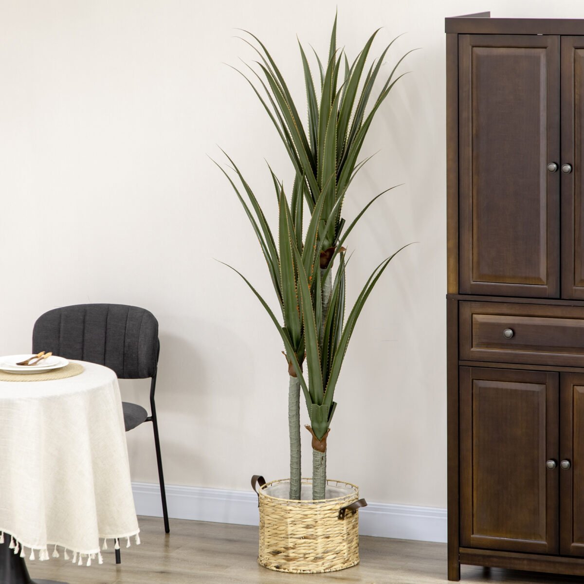 Realistiška 190 cm aukščio dirbtinė juka vazone – Paveikslėlis 7