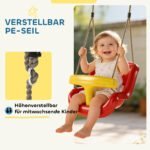 Reguliuojamos vaikiškos sūpuoklės su atlošu ir apsauginiu barjeru – Paveikslėlis 4