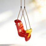 Reguliuojamos vaikiškos sūpuoklės su atlošu ir apsauginiu barjeru – Paveikslėlis 8