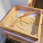 Šviesos stalas piešimui su smėliu ir priedais – Paveikslėlis 7