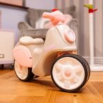 Paspiriamasis motociklas mergaitėms su tyliai riedančiais ratais, nuo 1 metų – Paveikslėlis 5