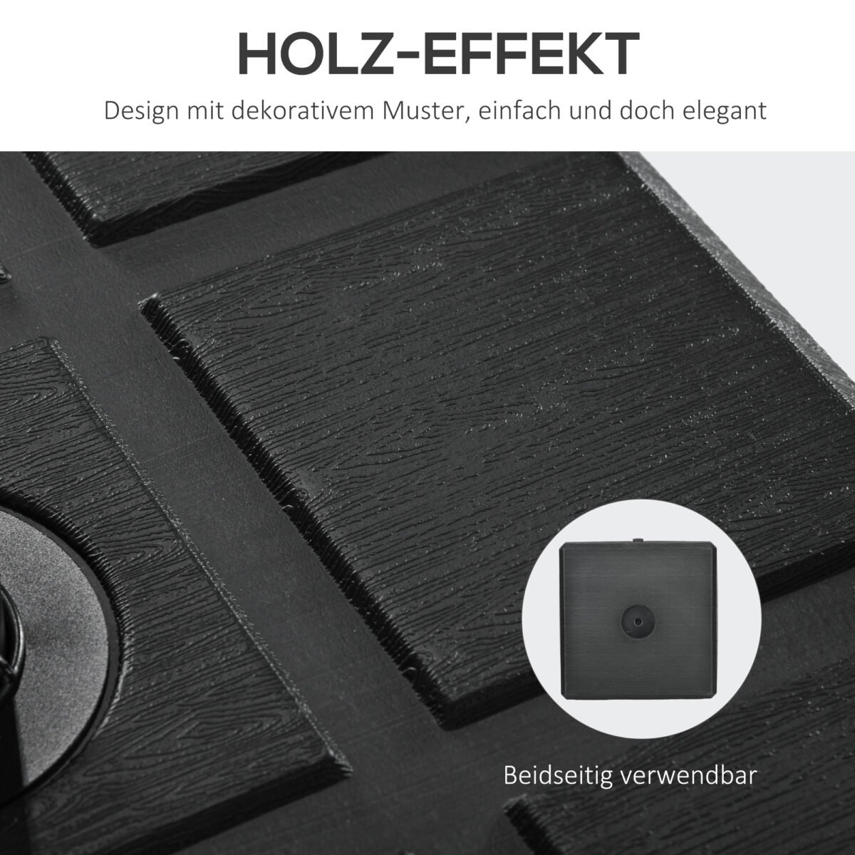 Saulės skėčio stovas, užpildomas iki 40 kg, su rankena – Paveikslėlis 7