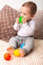 Sensoriniai kamuoliukai 4 vnt. – Paveikslėlis 3