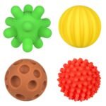 Sensoriniai kamuoliukai 4 vnt. – Paveikslėlis 4