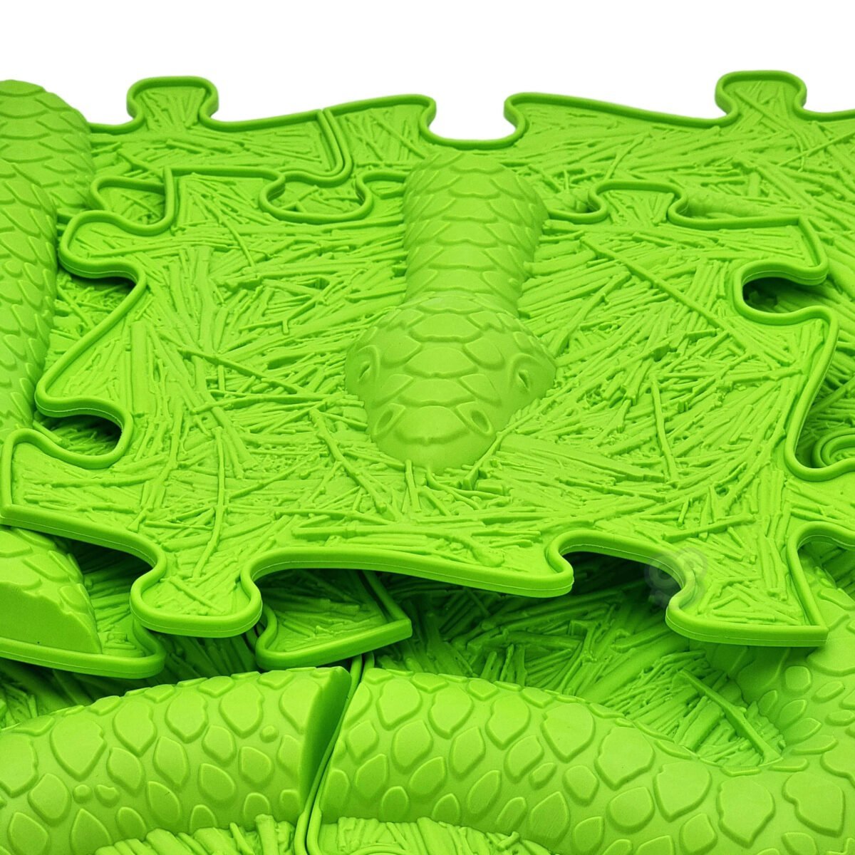 Sensorinis ortopedinis kilimėlis-dėlionė gyvatė 6 dalių – Paveikslėlis 5