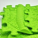 Sensorinis ortopedinis kilimėlis-dėlionė gyvatė 6 dalių – Paveikslėlis 6