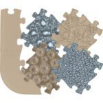 Sensorinių ortopedinių pėdų masažo kilimėlių rinkinys 12 dalių – Paveikslėlis 3