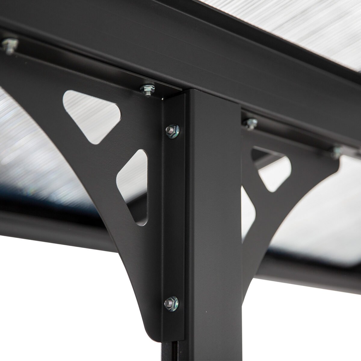 Sieninė aliuminio pergola 4.35 x 3.02 m reguliuojamo aukščio – Paveikslėlis 8