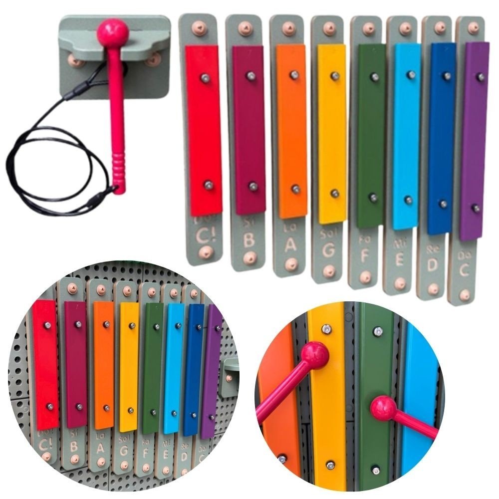 Sieninis edukacinis ksilofonas