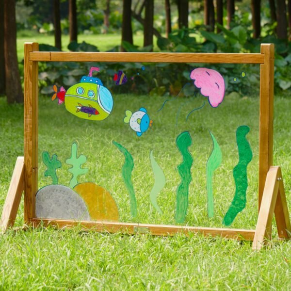 Skaidri akrilinė piešimo lenta