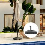 Pripildomas plastikinis skėčio stovas su ratukais – Paveikslėlis 8