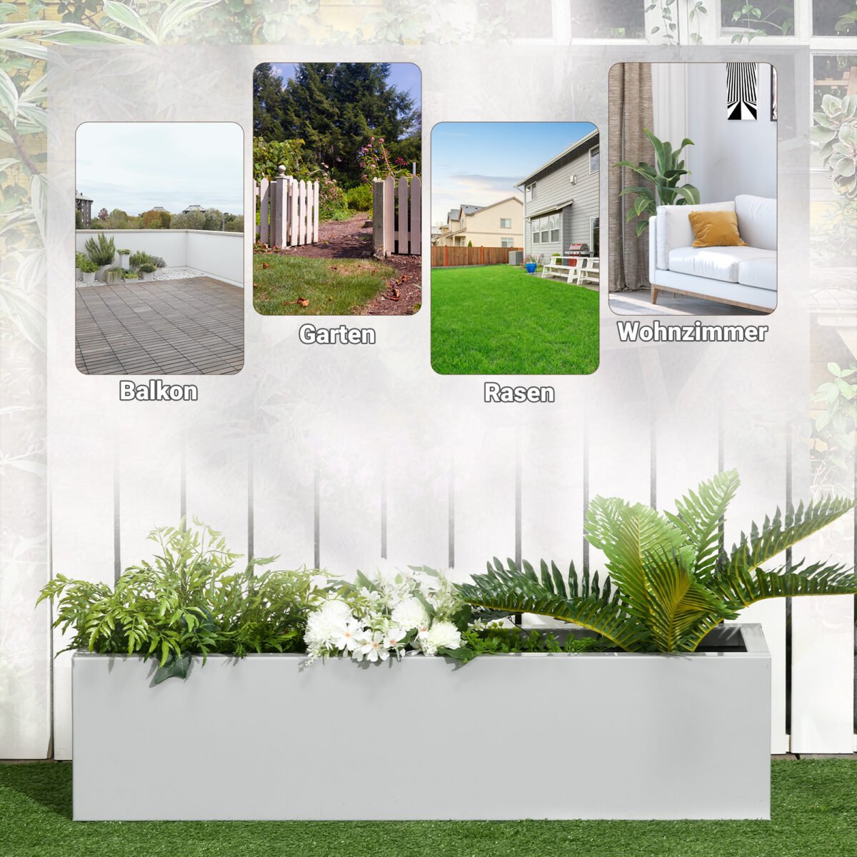 Sodinimo dėžė iš lakuoto plieno atspari oro sąlygoms – Paveikslėlis 6