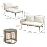 Sodo poilsio PE ratano baldų komplektas – Paveikslėlis 3