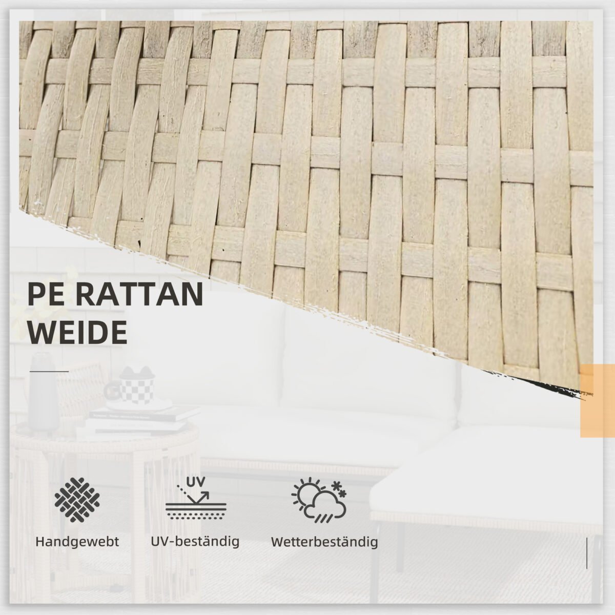 Sodo poilsio PE ratano baldų komplektas – Paveikslėlis 4