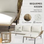 Sodo poilsio PE ratano baldų komplektas – Paveikslėlis 5