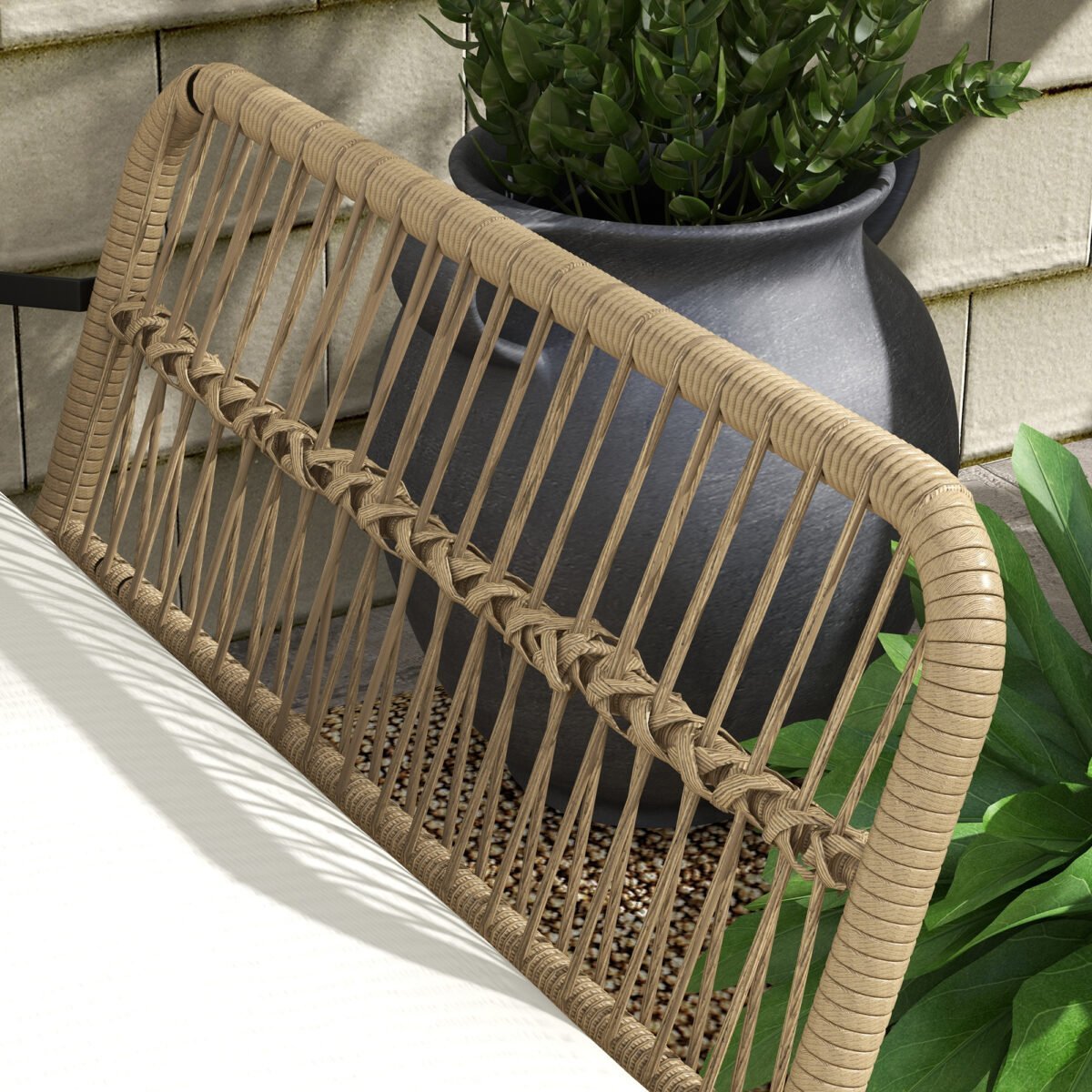 Sodo poilsio PE ratano baldų komplektas – Paveikslėlis 7