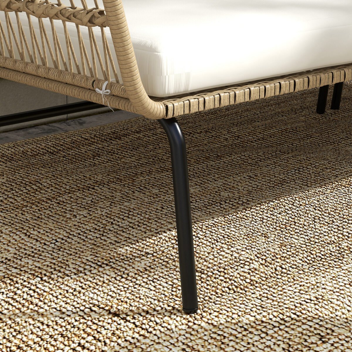 Sodo poilsio PE ratano baldų komplektas – Paveikslėlis 8