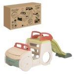 Sodo žaidimų visureigis vaikams su čiuožykla ir smėlio dėže – Paveikslėlis 9