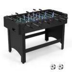 Stalo futbolas su 22 žaidėjais ir taškų skaičiavimo mechanizmais (Juoda)
