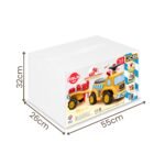 Statybinis paspirtukas-sunkvežimis su priekaba ir įrankiais – Paveikslėlis 8