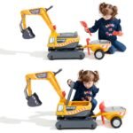 Statybų ekskavatorius su priekaba ir priedais – Paveikslėlis 11