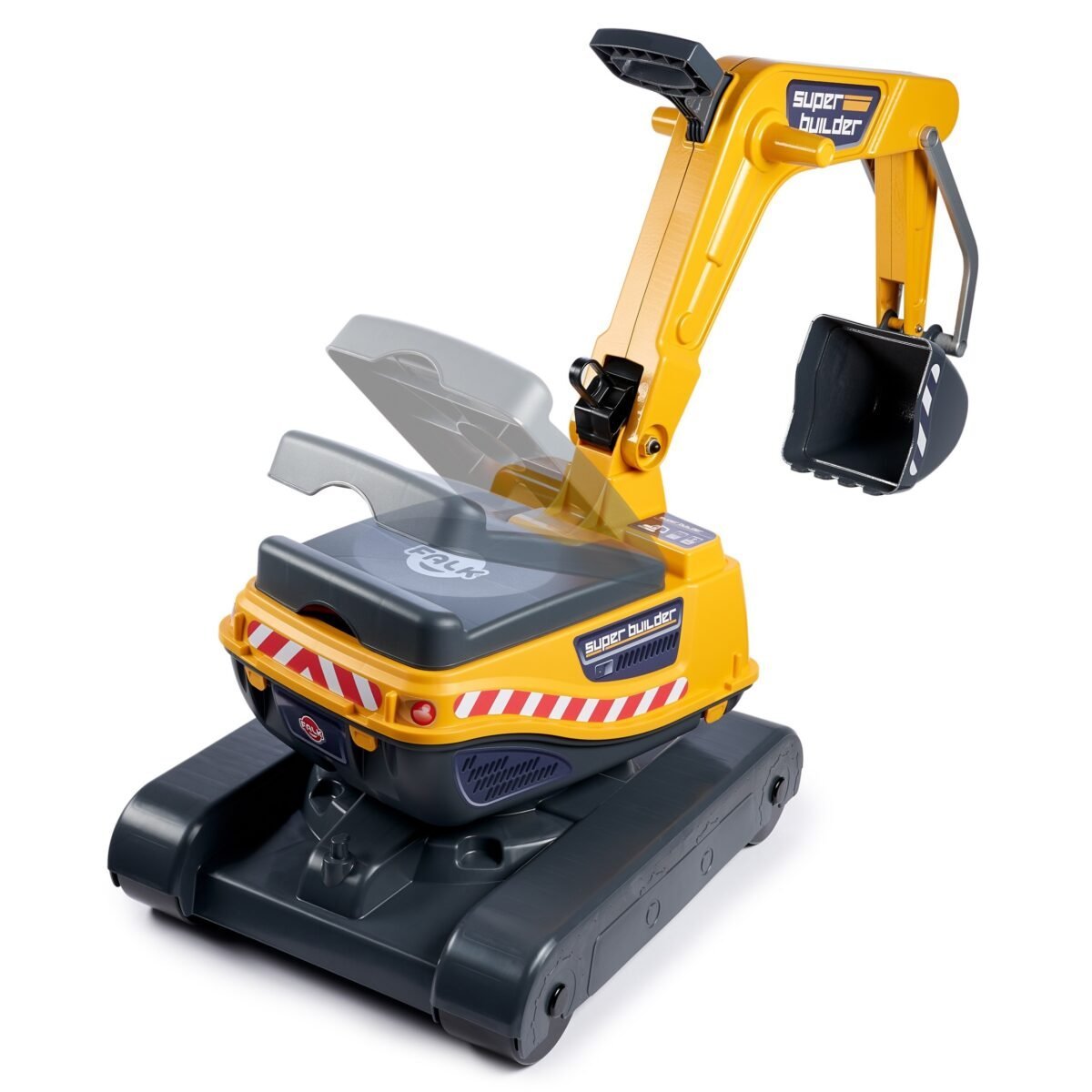 Statybų ekskavatorius su priekaba ir priedais – Paveikslėlis 12