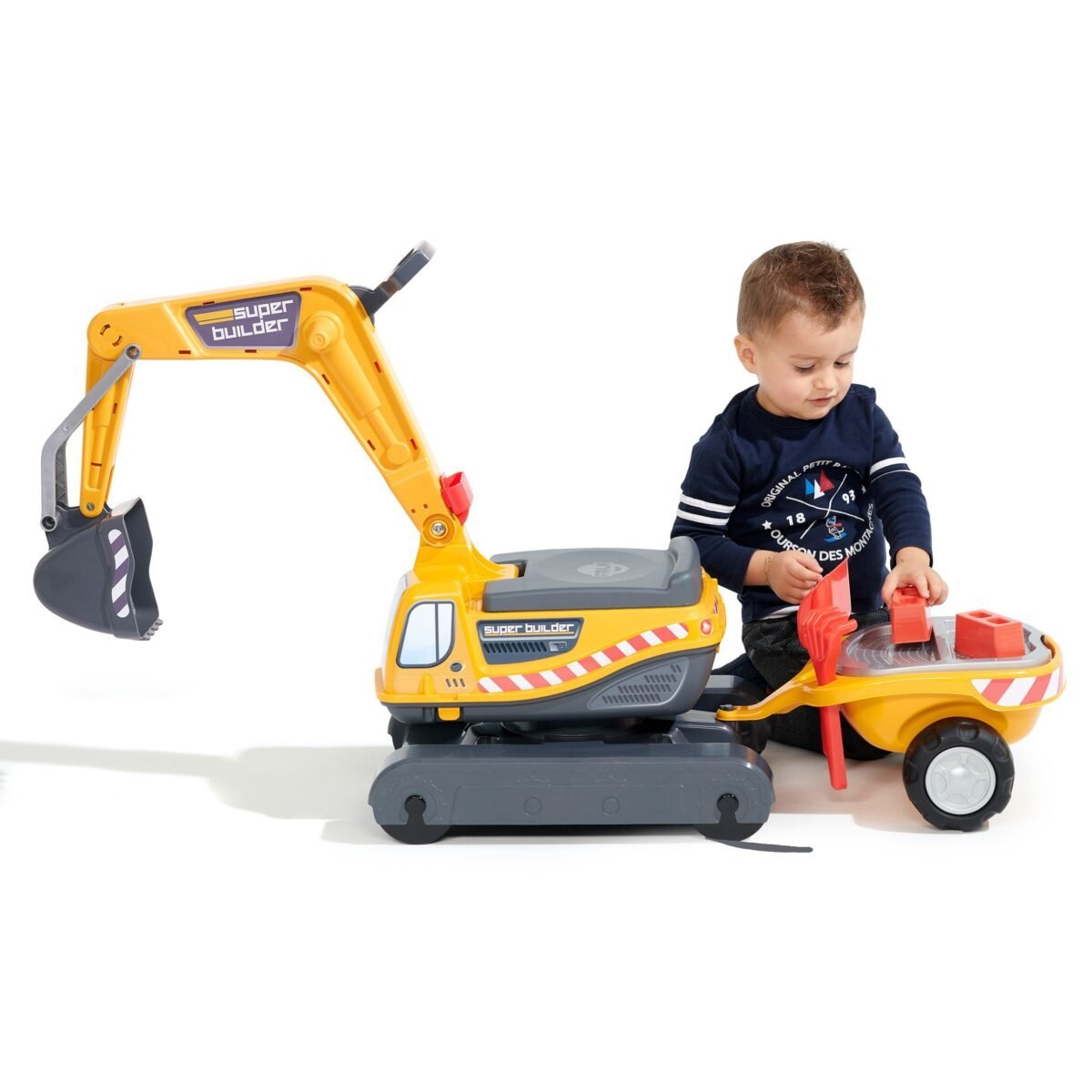 Statybų ekskavatorius su priekaba ir priedais – Paveikslėlis 13