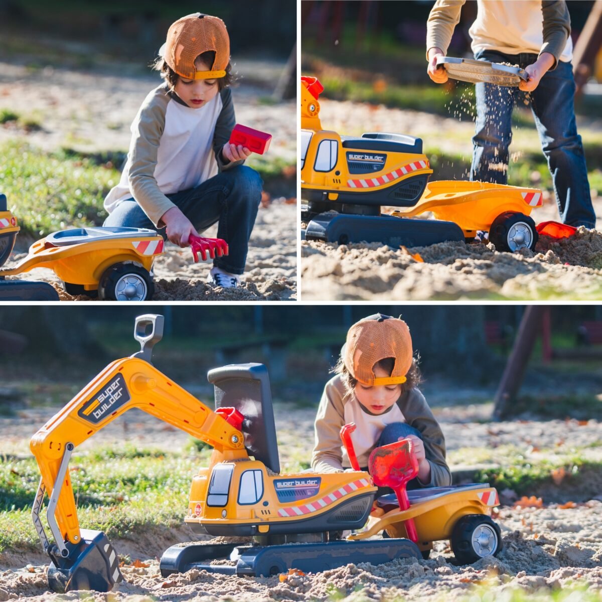 Statybų ekskavatorius su priekaba ir priedais – Paveikslėlis 10