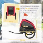 Sulankstoma dviračio priekaba šunims iki 20 kg – Paveikslėlis 3