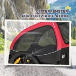 Sulankstoma dviračio priekaba šunims iki 20 kg – Paveikslėlis 7