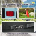 Sulankstoma dviračio priekaba šunims iki 20 kg – Paveikslėlis 7