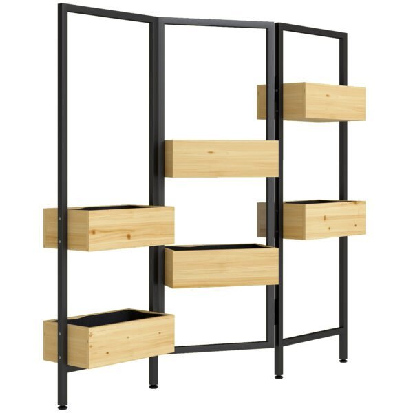 Sulankstoma kambario pertvara su 6 sodinimo dėžėmis