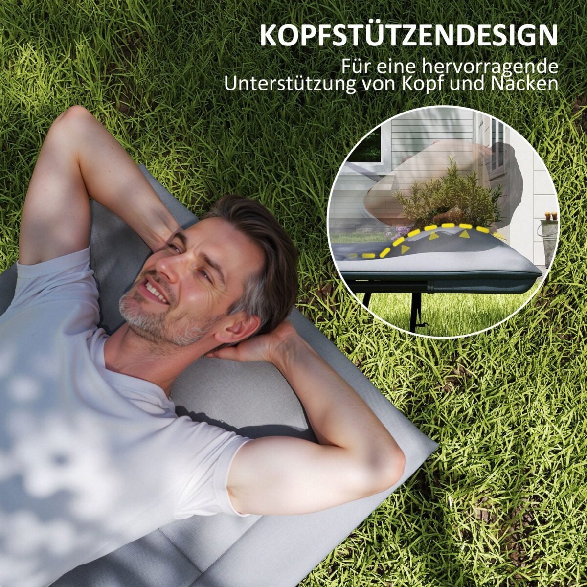 Sulankstoma lova su čiužiniu ir integruota pagalve – Paveikslėlis 4