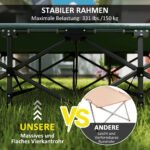 Sulankstoma lova su čiužiniu ir integruota pagalve – Paveikslėlis 6