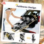 Sulankstomas augintinio vežimėlis iki 10 kg – Paveikslėlis 5