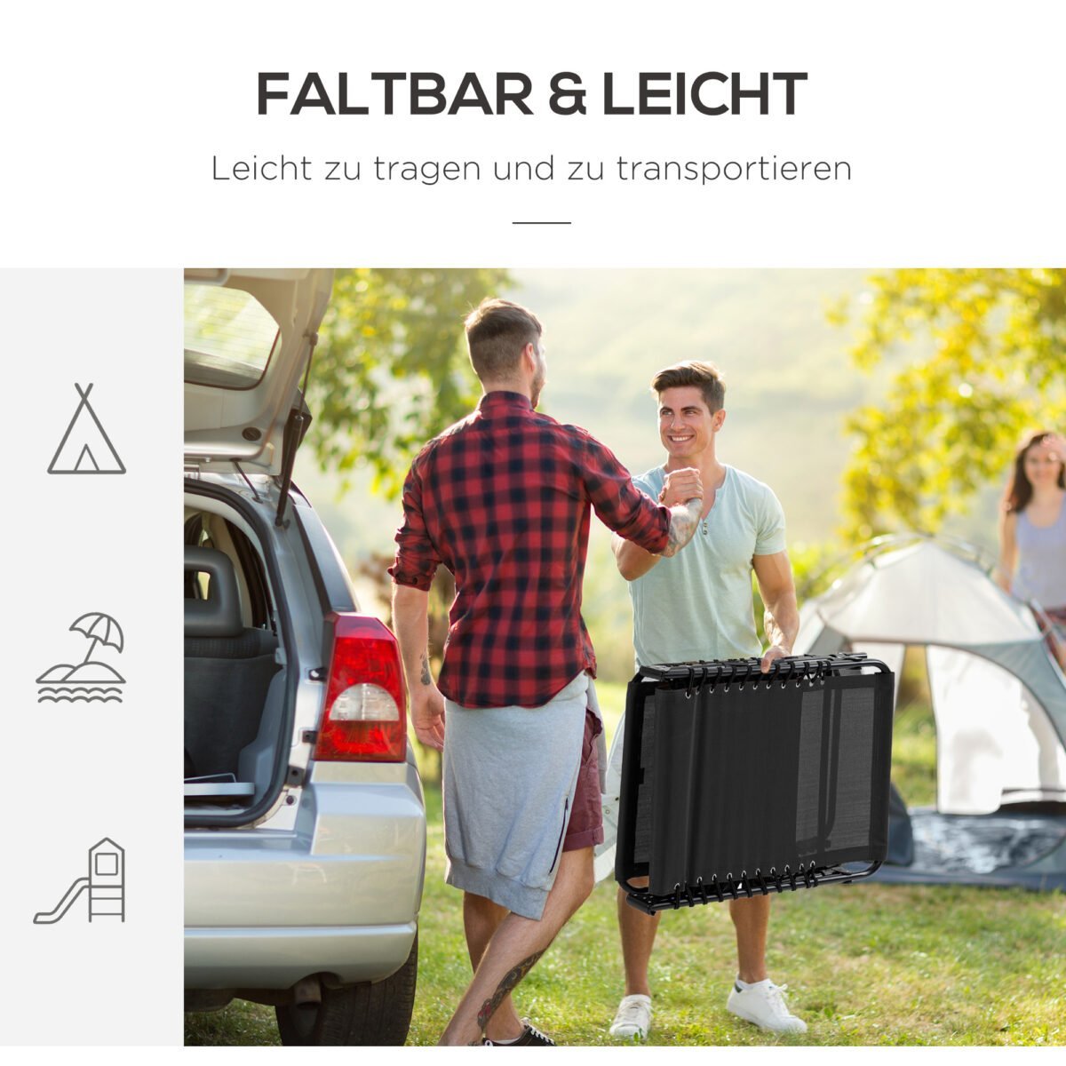 Sulankstomas gultas su reguliuojama atrama nugarai – Paveikslėlis 6